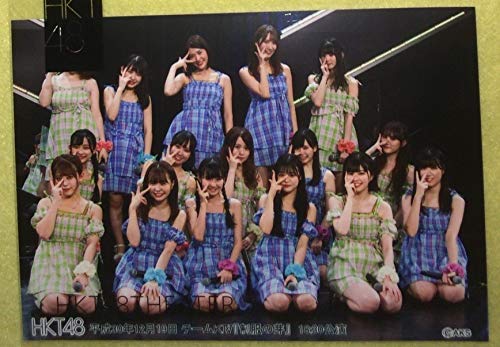 Amazon.co.jp: HKT48劇場 2018年12月19日 チームKIV公演 L版 集合生 
