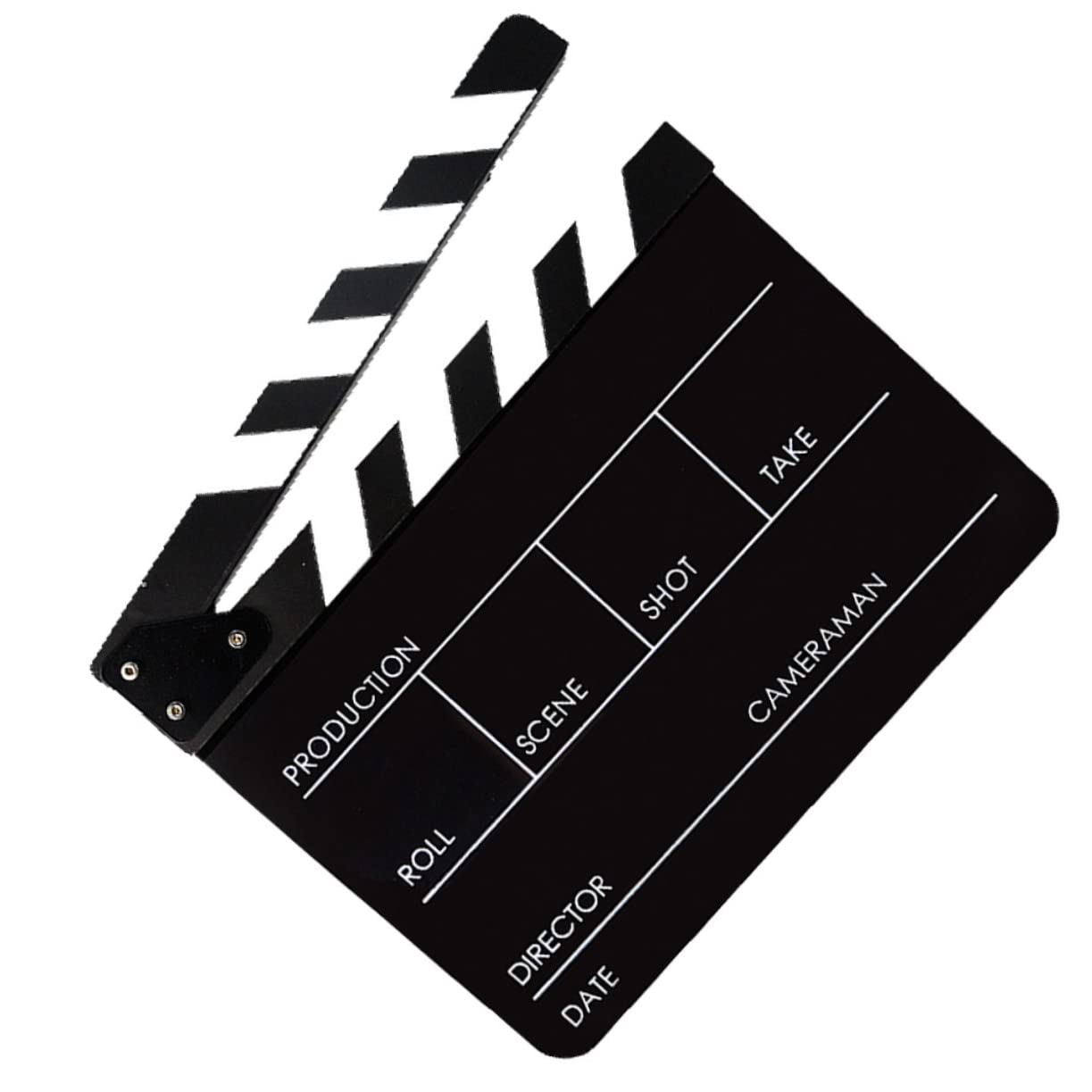 Operitacx Tavoletta Regista in Ardesia Accessorio per Fotografia Tavoletta per Film in Pachydermato Giocattolo di Ruolo per Ragazzo Ragazza per Palcoscenico Casa Festa Festival