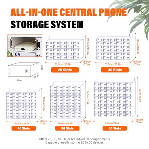 Rangement mobile 25 compartiments la solution anti distraction pour ecole et reunions - 3