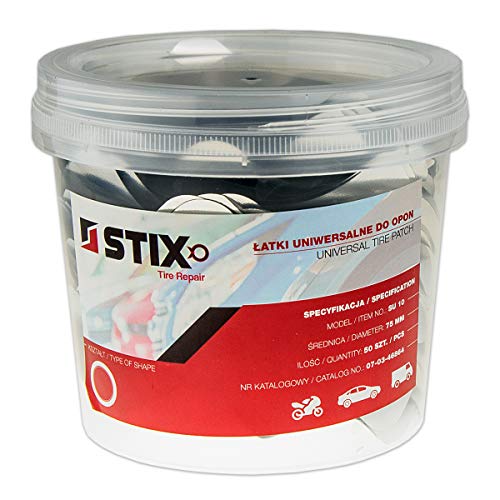 Stix 50 stuks bandenreparatiepleisterset 75 mm rubber bandenpatches patches vulkanisatie - Image 5