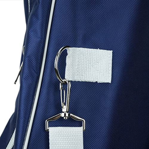 Threewot Fencing Bag For Equipment,Fencing Storage Bag For Mask Sword And Fencing Suit,Portable Fencing Sack With Handle And Shoulder Strap(Us Style), Navy Blue #TOP4