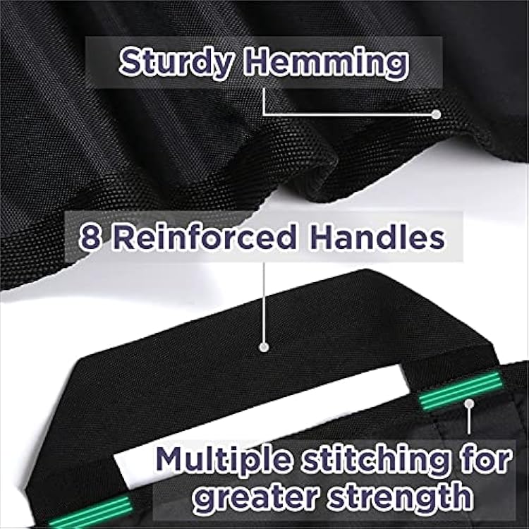 NIHAO Multipurpose Positioning Bed Pad with Reinforced Handles 48 x 40 Bed Transfer Sheet Patient Lifting Mat for Turning, Repositioning Washable & Reusable Draw Sheet for Hospital & Home, Black