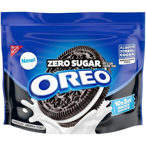 OREO Zero Sugar Chocolate Sandwich Cookies...
