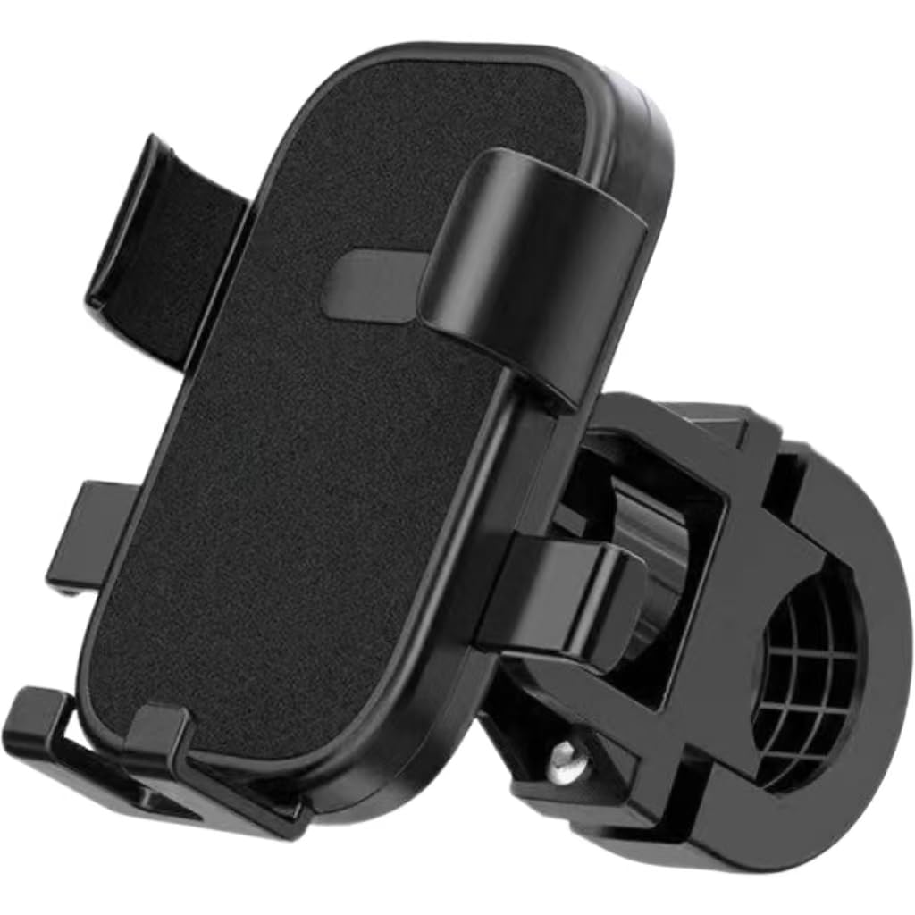 ONEMAJI Motorcycle Phone Mount for Bonneville T140, Handlebar Smartphone Holder Cradle Navigation Fixing Clamp Secure Grip Vibration Reduction
