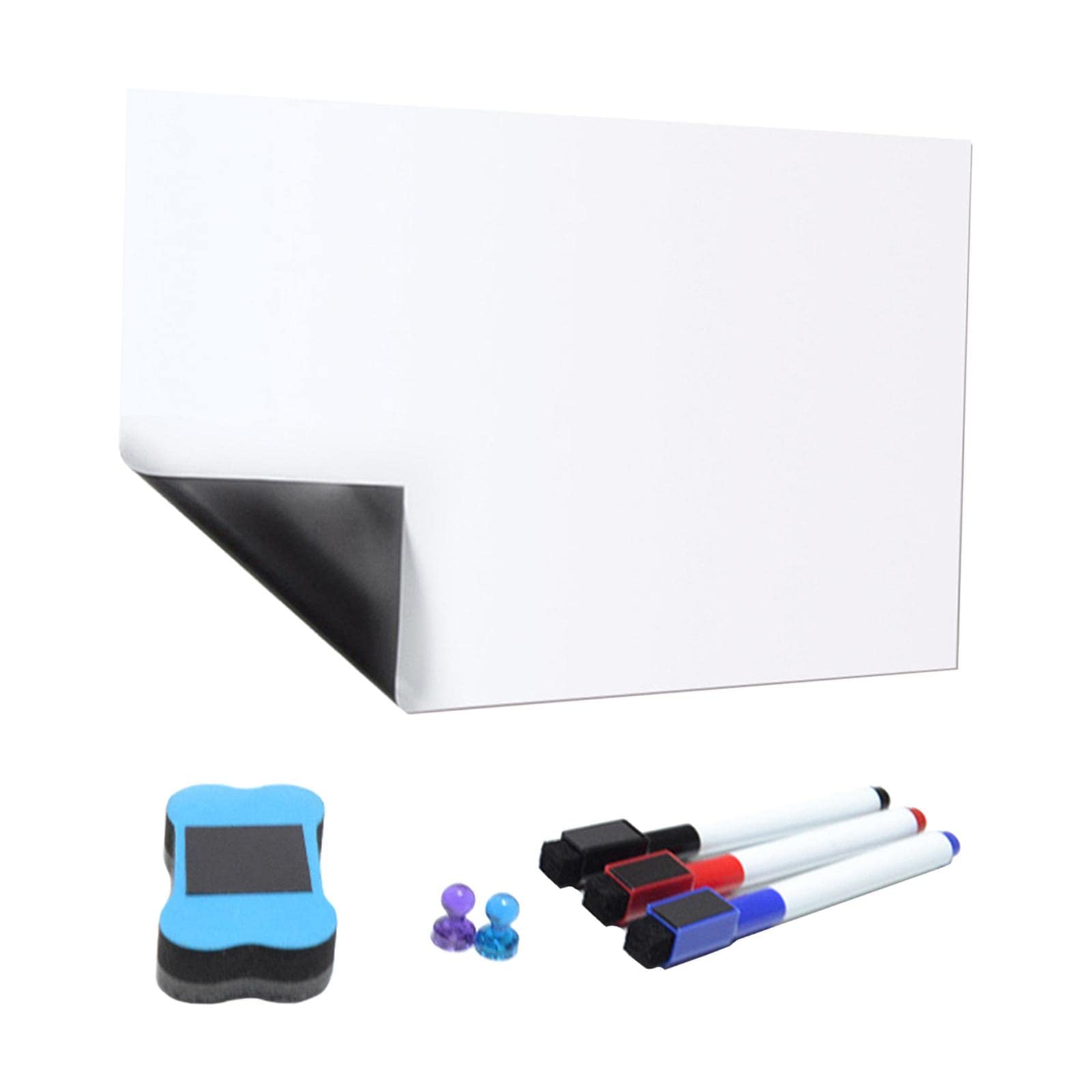 CALANDIS™ A3 Soft Magnetic Whiteboard Self-Adhesive Calendar for Kids Drawing Writing 297x210mm | Dry Erase Boards | Presentation A/V & Projectors | Office-image-1