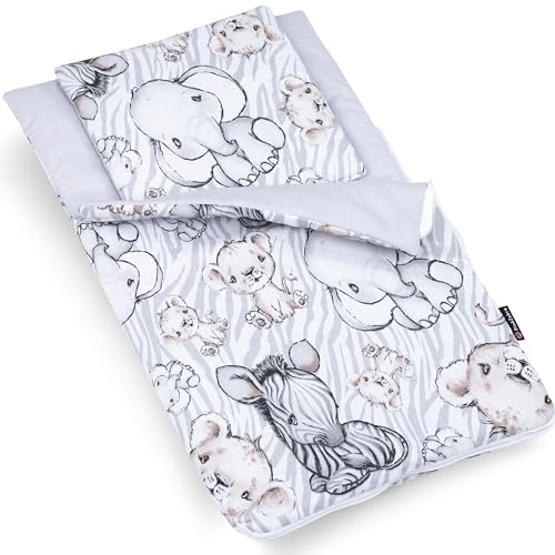 PinkZebra Puppenschlafsack 2-teiliger Set für Puppen, Puppenschlafsack mit...