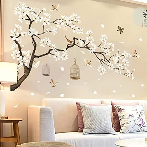 Vinilo Decorativo Mural Árbol Flor Cerezo 3D miniatura 1
