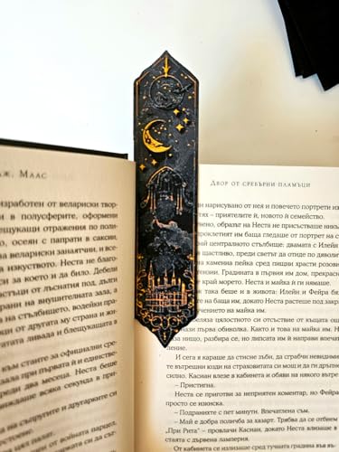Image of Fantasy Castle Bookmark Set of 4 | Dark Academia Collectible Bookmarks | Premium Decorative Reading Accessories | Ideal Gift for Readers & Book Lovers | Bioplastic
