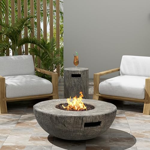 Christopher Knight Home Hearth Outdoor Fire Pit and Tank Holder
