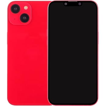 Exclusive Display Model iPhone 14 Red Black Screen Mockup Smartphone Dummy | Perfect for Display, In-Store Presentation, and Photography Props as a Realistic Size Mobile Model from a