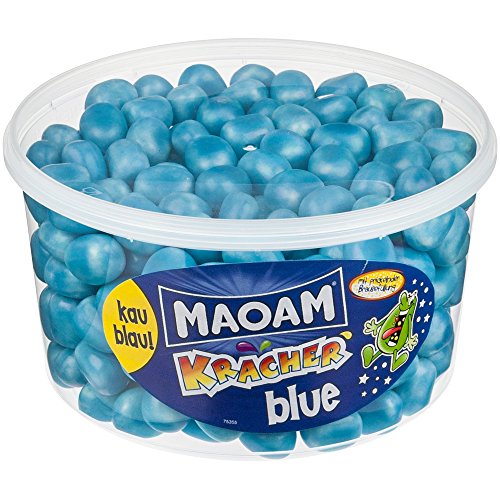 HARIBO Maoam - Kracher Blue - Kaubonbon - Dose mit 1200 Gramm