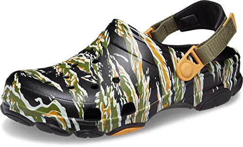 Crocs All Terrain Camo Clogs With Adjustable Heel Strap unisex-adult Clog