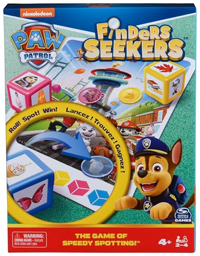 Patrouille - Finders Seekers - Jouet pour enfants - Étre le plus rapide à retrouver les images des dés
