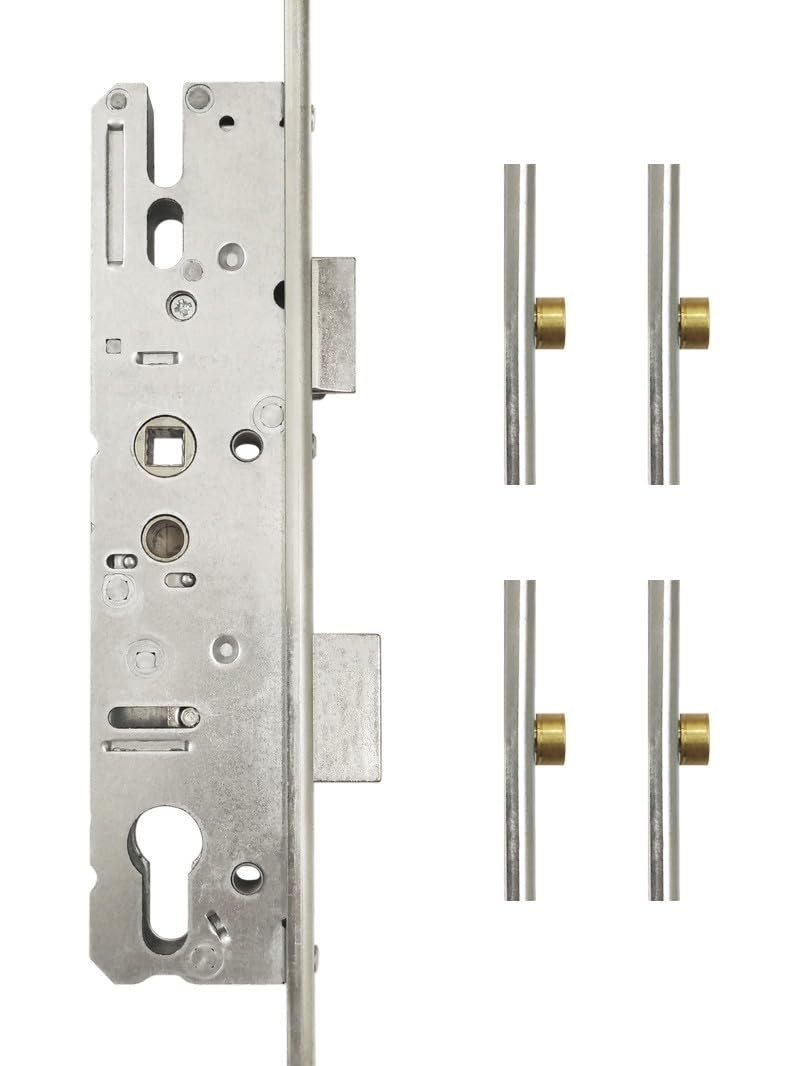 KFV Door Lock 4 Roller 35 Backset 24mm Wide U Rail Faceplate AS4050