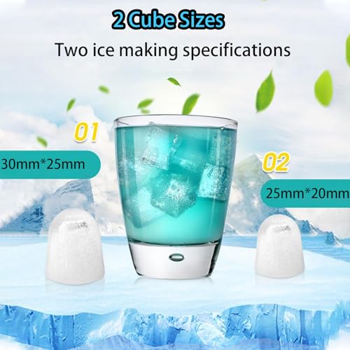 Máquina de hielo portátil para mesada 12Kg en 24hrs miniatura 5