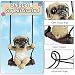 AutoZubehör zum Aufhängen, Auto Anhänger Mops Hund Swinging Auto-Spiegelaufhängung Car Accessories Auto Rückspiegel Nette Innen Dekoration Hänge Ornament Spiegel Charms Zubehör Cute Lustige Geschenke