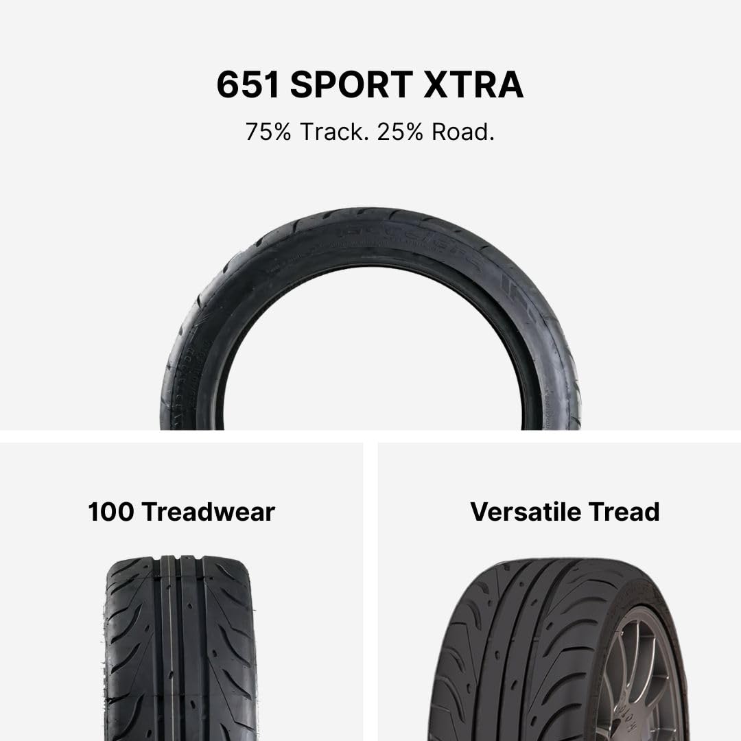 Amazon.com: Accelera 651 Sport XTRA 255/35 R18 UHP Summer - Race