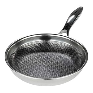 Black Cube Quick Release Cookware Fry Pan – 8-Inch – Induction Cookware – Stainless Steel Frying Pan – Non Stick Frying Pan