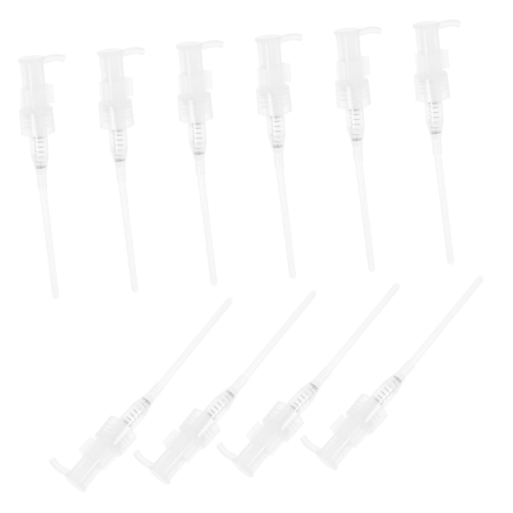 BESTYASH 10Pcs Pump Heads for Soap and Lotion Dispenser Replacement with Tube Design for Efficient Use for Face Wash Oil and Lotions