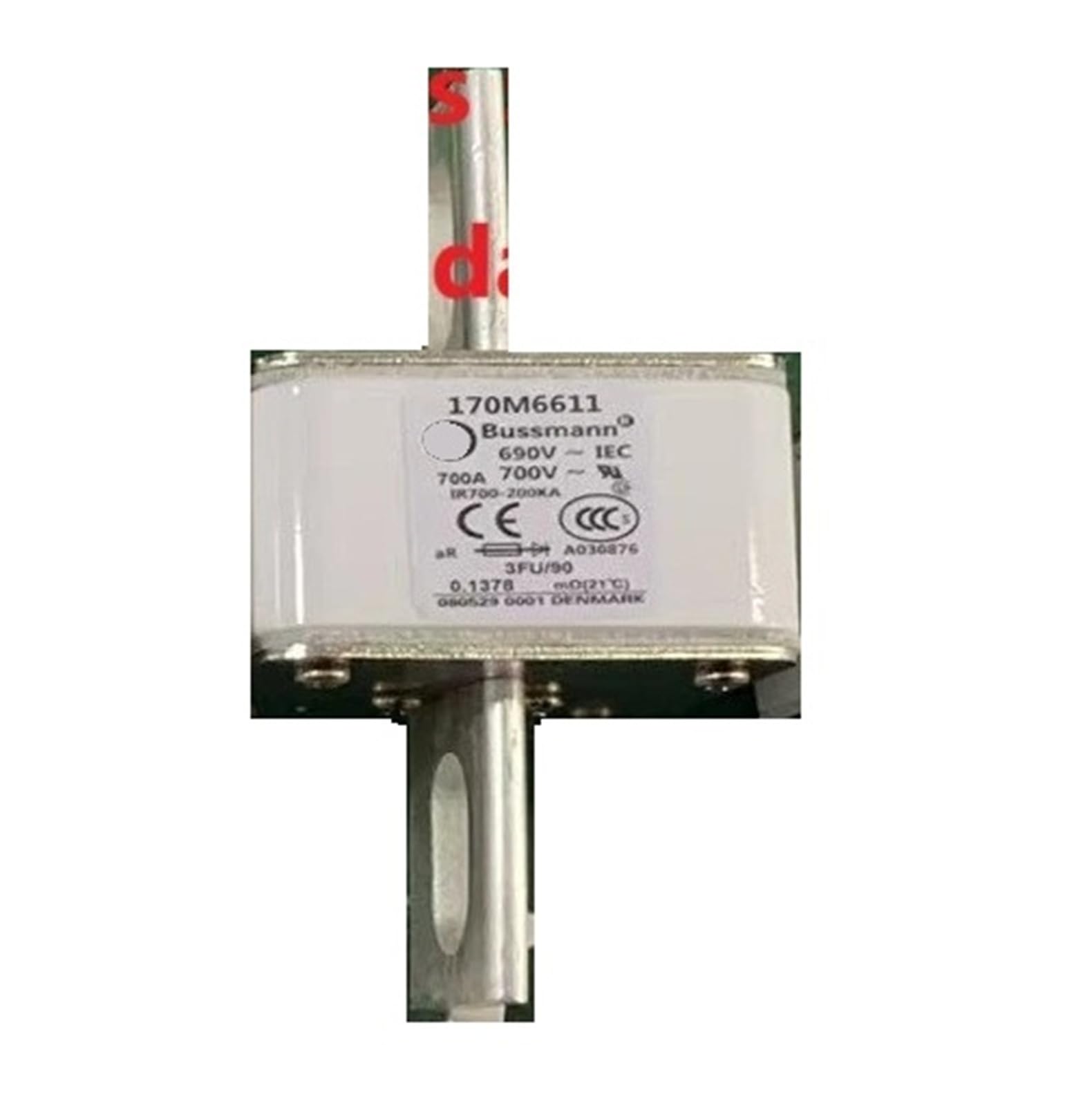 Fusible semi-conducteur 170M6670 1800A calibre elevé de type aR - 2
