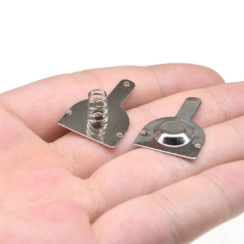Pack 100 piezas caja batería contacto 16MMx18.5MM miniatura 3