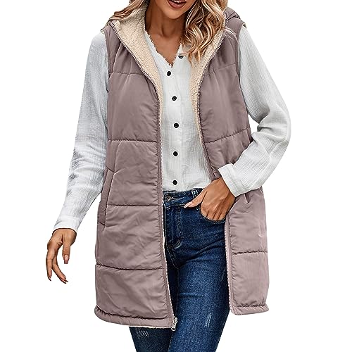 Cyber of Monday Prime Deals Black Hooded Quilted Longline Gilet Leather Waistcoat Womens Womens Sleeveless Coats Spring Jackets For Women Uk Todays Offers Special Deals Prime Deals