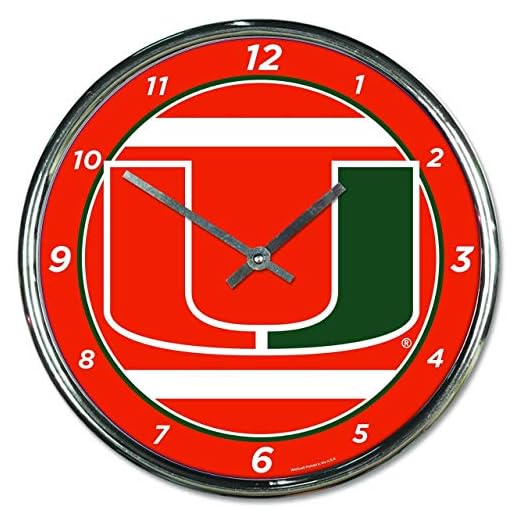 Wincraft NCAA Chrome Clock