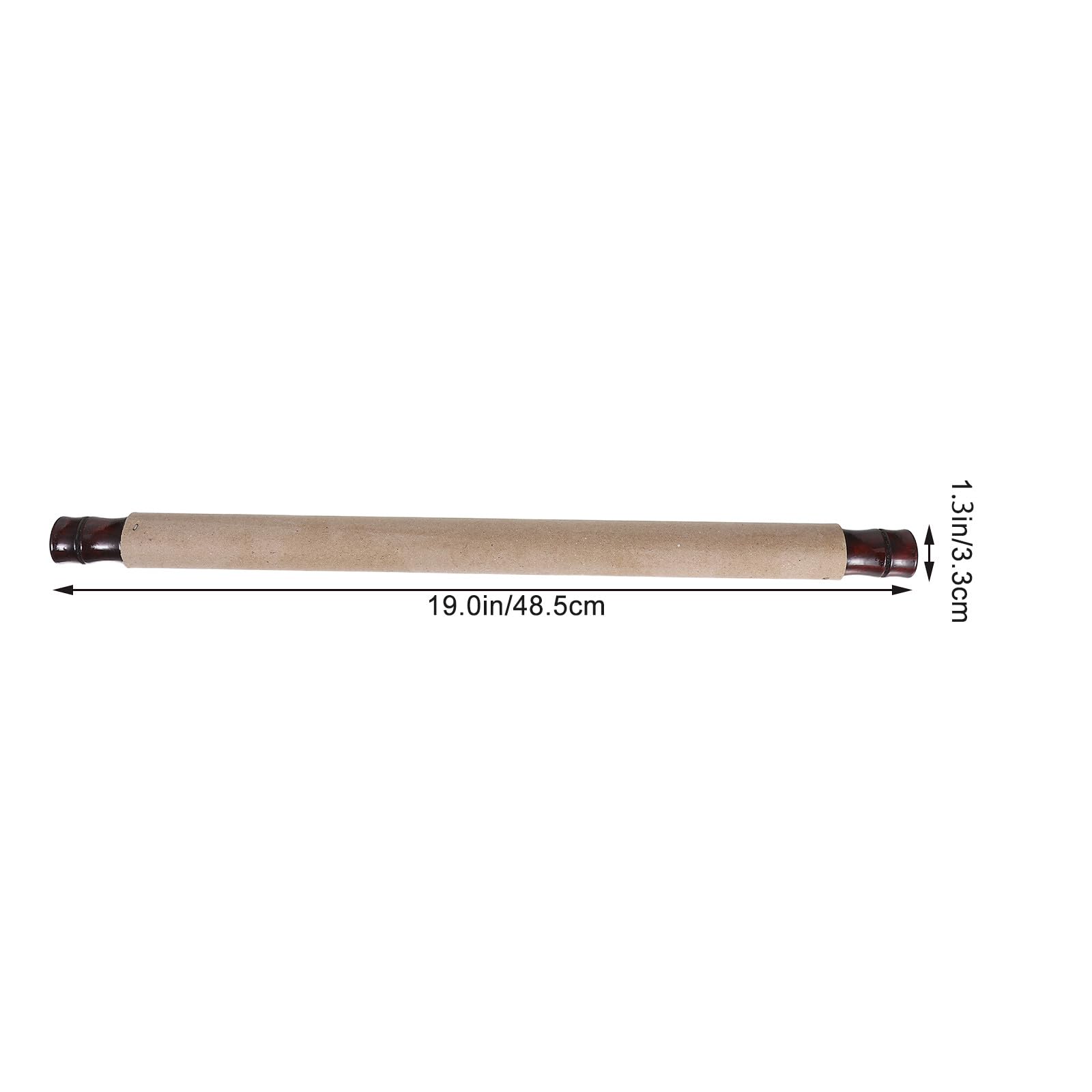 Housoutil 2stücke Teiliges Schreibrollenset Mit Holzstab Malrolle Und Zubehör Für Holz Schriftrollen Diy-rollenaccessoires Für Kalligrafie Und Zeichnen