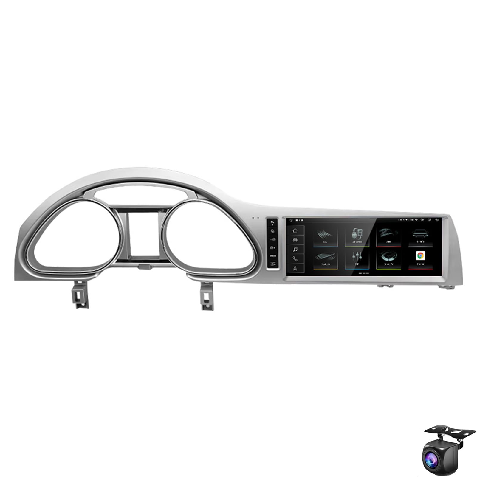 Autoradio Android 14 per Q7 4L Wireless CarPlay Android Auto 10.25'' Touch Screen Bluetooth Stereo WiFi/GPS/USB/FM/RDS/Mirror Link/SWC/Telecamera Microfono(Size:8 CORE 2+32G,Color:2005-2009 MMI 2G)