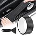 Produktbild JPGhaha 5M x 5CM AutoFolie Carbon 5D Einstiegsleisten Aufkleber Kantenschutz Einstiegsleisten Aufkleber Kantenschutz Universal Lackschutzfolie Schutzfolie für Auto Autotüren SUV