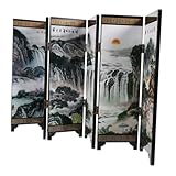 Decorativo: este plegable bien con mini libros, mini esculturas y otros estilos de decoración. de panel chino