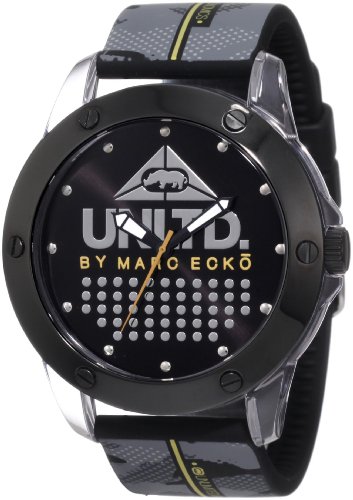 Preisvergleich Produktbild Marc Ecko Herren Datum klassisch Quarz Uhr mit Silikon Armband E09520G6