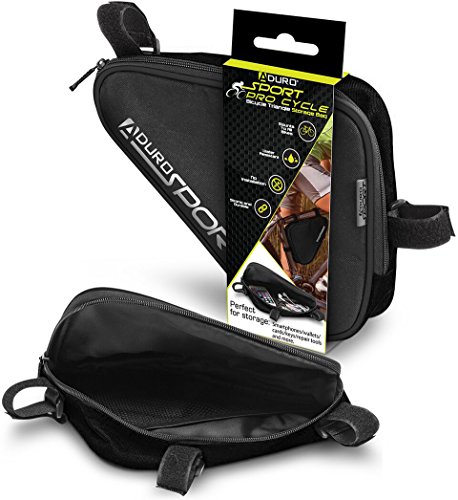 Aduro Sport Bicycle Bike Storage Bag Triangle Saddle Frame Pouch For Cycling (Black) #TOP6