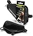 Aduro Sport Bicycle Bike Storage Bag Triangle Saddle Frame Pouch for Cycling (Black)