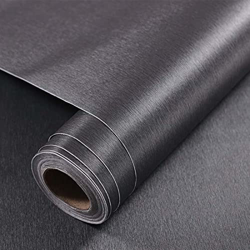 Vinilo autoadhesivo gris oscuro lavable y resistente para proteger electrodomésticos 2