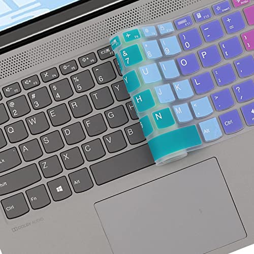 Image of RAYA Silicone Keyboard Skin Cover for Lenovo ideapad Slim3 & Slim5 15.6 inch Laptops | ThinkBook 15 and Lenovo V15 Laptop Keyboard Cover (Multicolour)