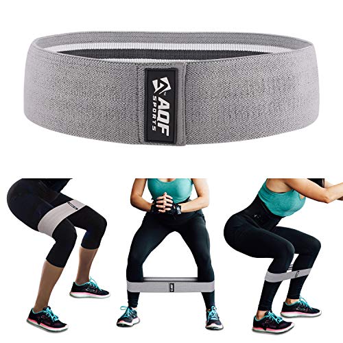 AQF Booty Resistance Band voor Benen en Glutes - Oefening Bands voor Gym & Indoor Fitness Equipment, Zware Stof antislip Been Stretcher voor Mannen & Vrouwen