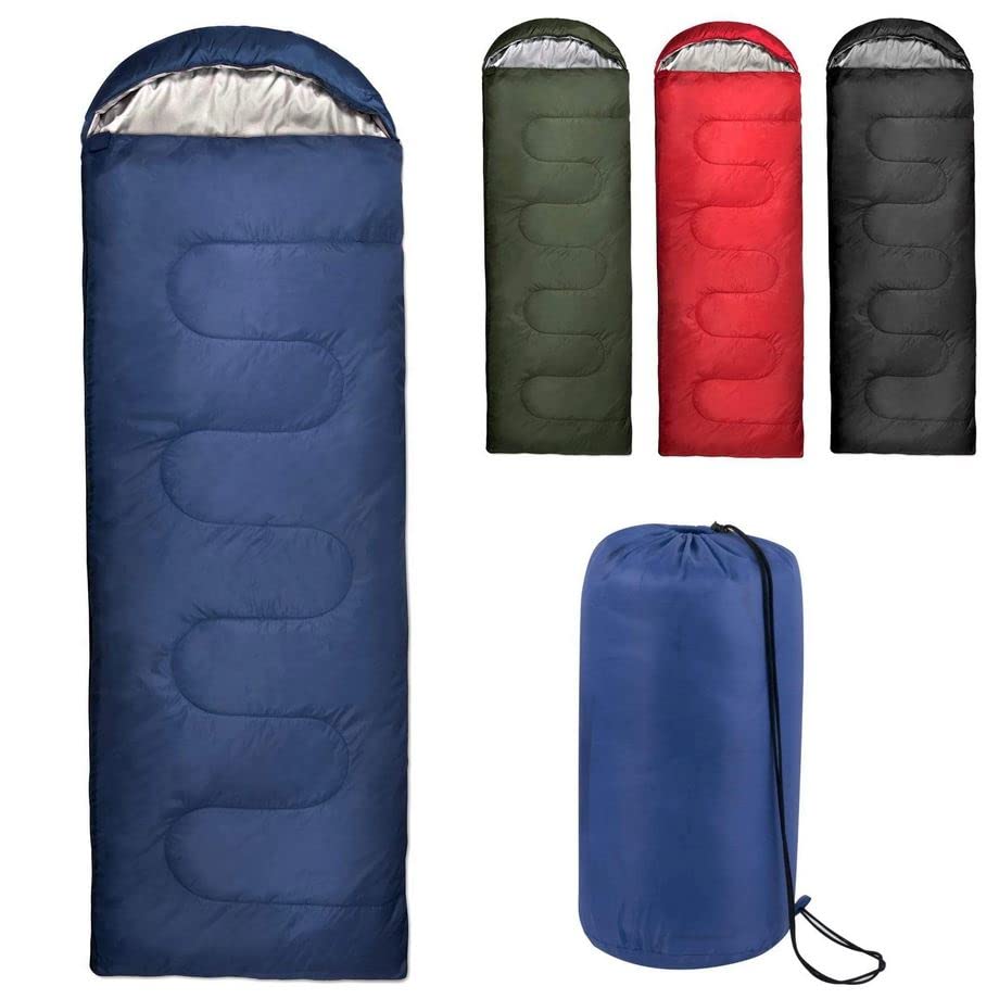 10 Pack Bolsas de Dormir para Adultos Clima Frío, 4 Estaciones, Ligera para Interior y Exterior, Camping y Mochilero miniatura 3
