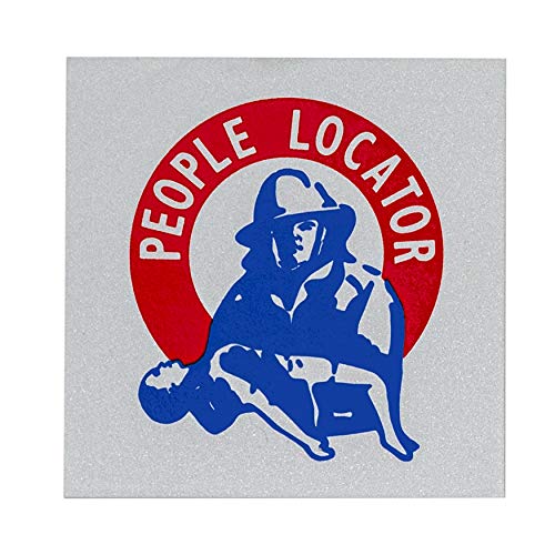 Emergency Child Locator Rescue Decal – (1 PACK) Reflective Locator Alert Sticker –