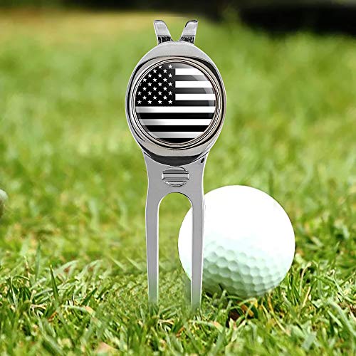 CHIVENIDO Premium Golf Divot Tool Metal Golf Divot Repair Tool and Magnetic Ball Marker (2)