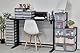 Iris Ohyama, Schreibtisch-Organizer mit 2 flache und 1 tiefe Schublade, Schwarz, Easy-Pull-System, A4, A5 & A6 Format, Schreibtisch Organizer für Büro, Schule, Schreibwaren, BPA-frei, Drawer, OCH-2021