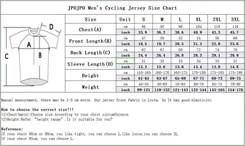 JPO JPO Cycling Jerseys Women, Summer Bike Shirts Breathable MTB Jersey Outdoor Sport Bicycle Tops Quick Dry, 1jp6040, L For Chest 38.6