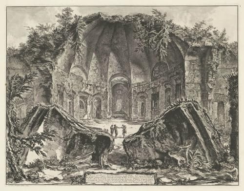 Affiches et Gravures Temple Canopus Villa Adriana Piranesi Décoration Salon 60x90