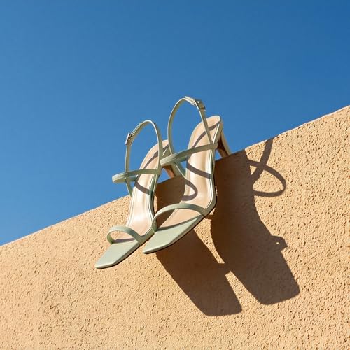 Image of Modatope Womens Sandals Open Toe Strappy Sandals Ankle Strap High Heel Sandals for Women