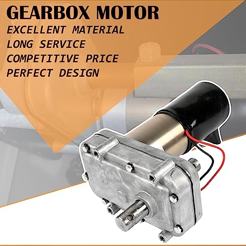 Image of 523900 RV Power Gear Slide Out Motor 12V Gearbox Motor Double Shaft Replaces 523143 523983 521976