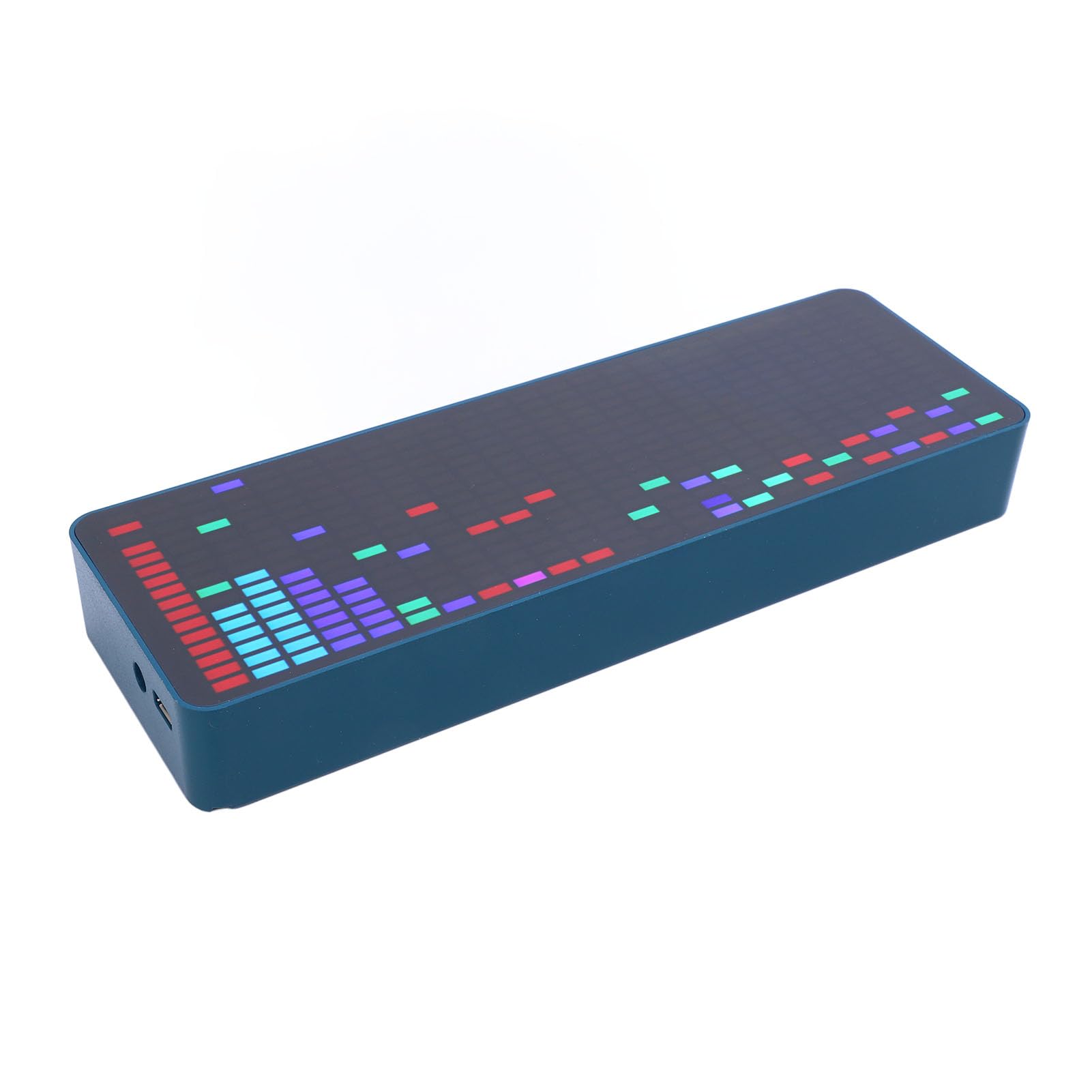 Affichage du de Musique LED RGB, 16x24 Segments, Capteur Vocal de Rythme, Capteur pour Fête à Domicile, Construction ABS