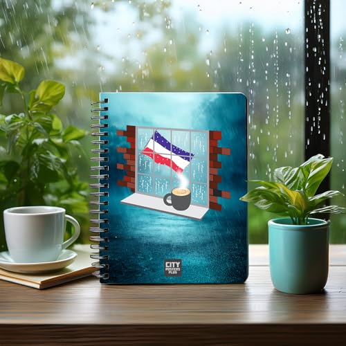 Carnet de notes A5 Los Altos Coffee Rain pour ne plus manquer de pages