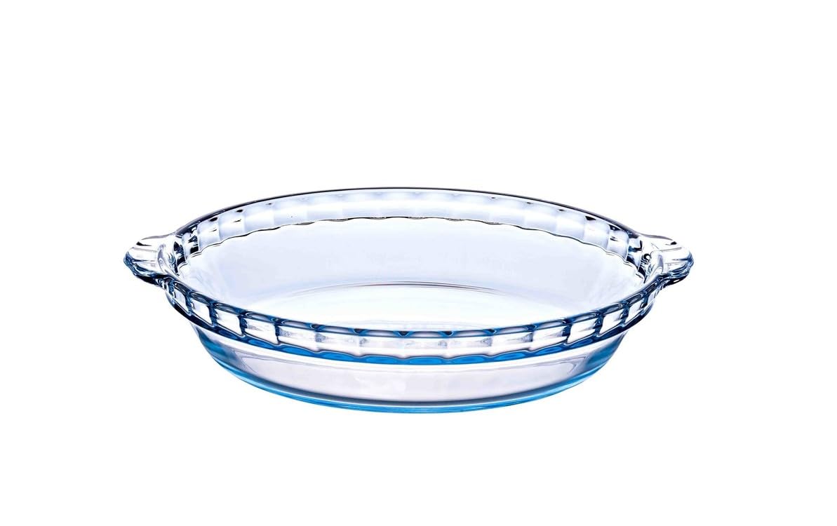 Pyrex FLAN DISH 21 - przezroczyste okrągłe szklane naczynie do pieczenia