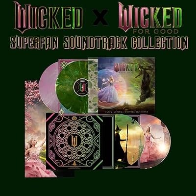 Wicked "Sinisterly Stunning" Vinyl Collection: Wicked & Wicked: For Good