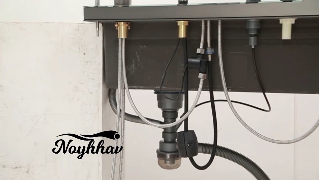 Kitchen Sink Waterval Kitchen Sink Utility Sink Set 304 roestvrijstalen spoelbak Groentebak met uittrekbare kraan Watervalkraan (Kleur: A, Maat: 80 * 45 cm